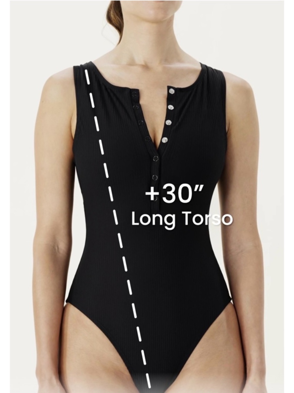 🆕 Andie Malibu Ribbed Swimsuit Small Tall